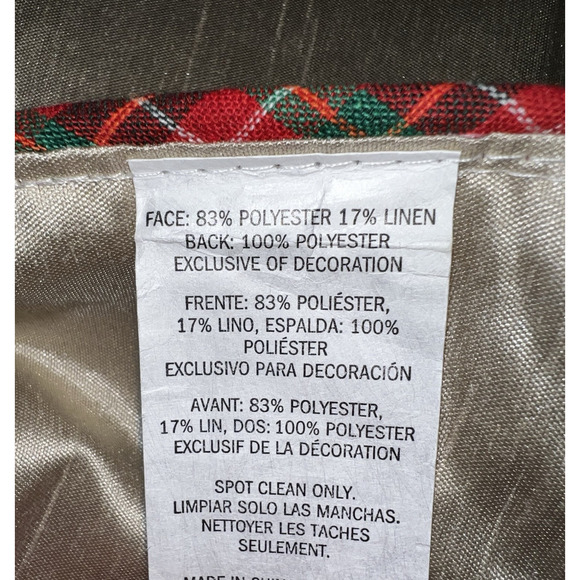 Christmas Table Runner 70" x 16" Applique & Embroidered Christmas Tree - Picture 11 of 12